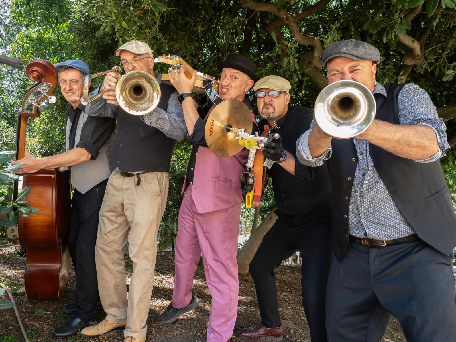 La banda en directo